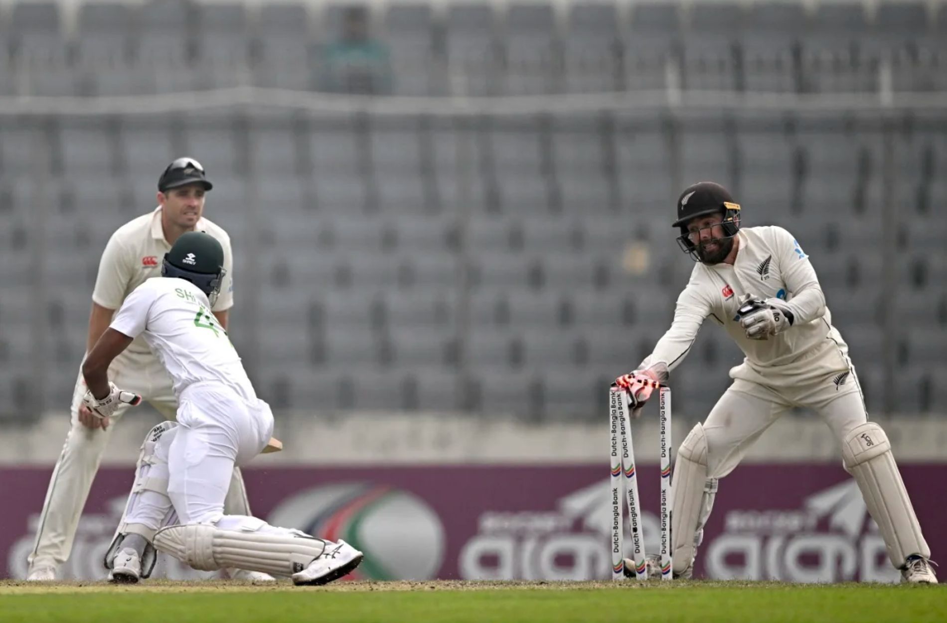 The pitch aided spinners from both teams throughout the game