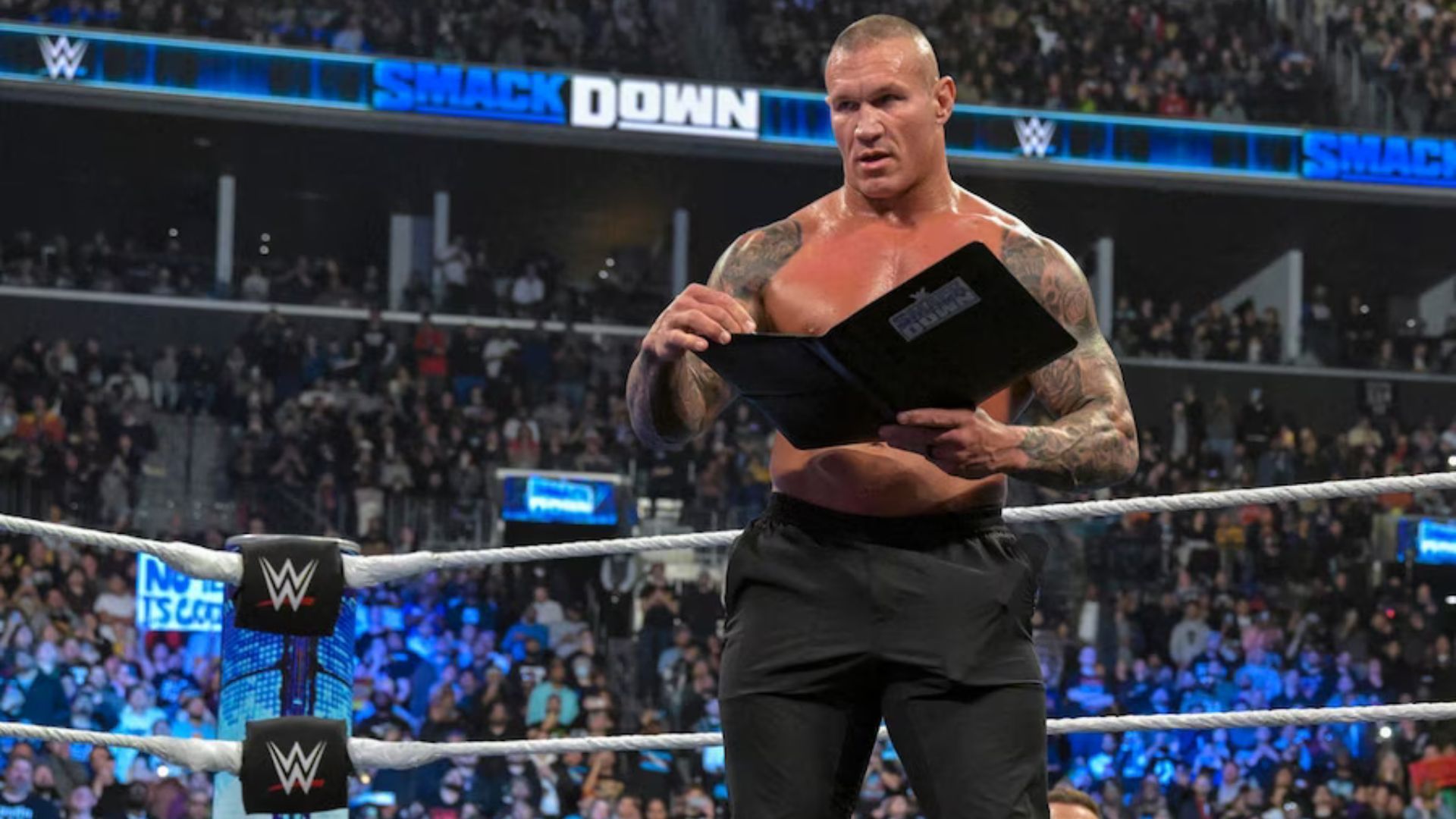 Randy Orton signed with SmackDown recently. Image Credits: X