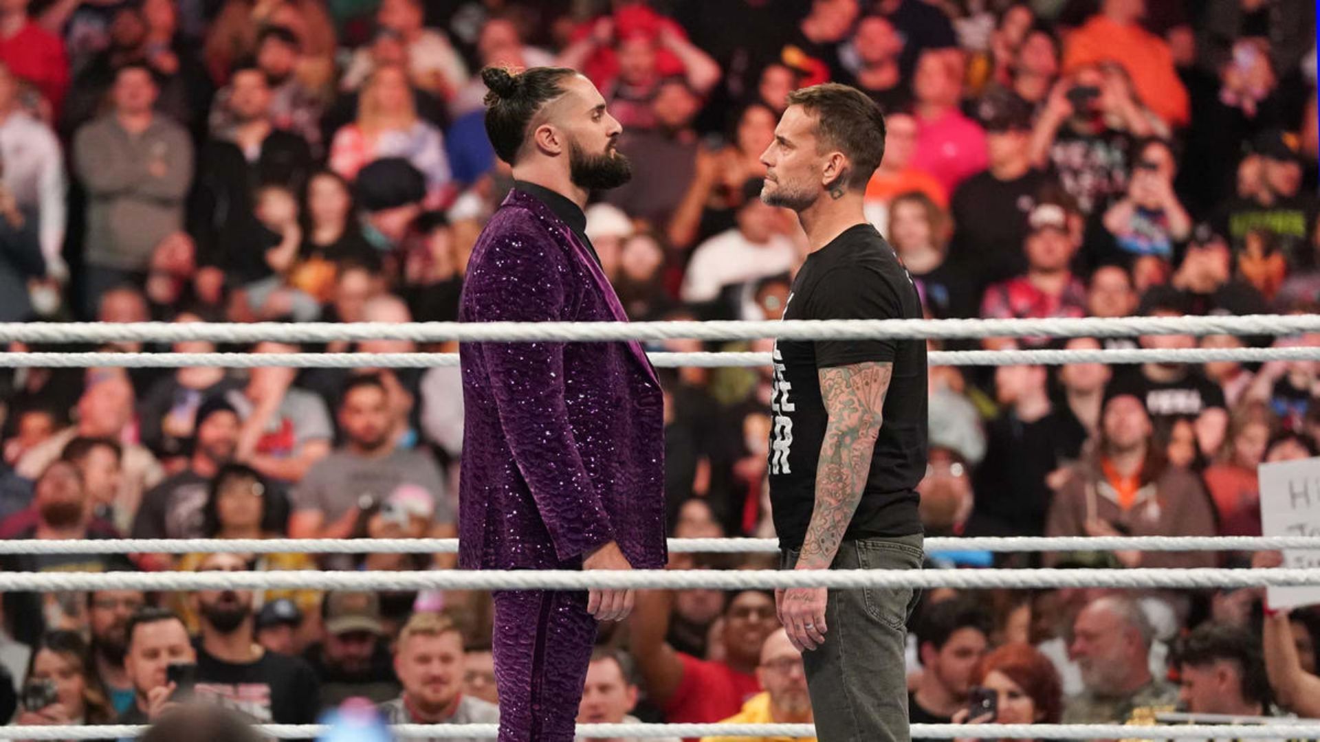 Punk and Rollins&#039; confrontation on Monday Night RAW