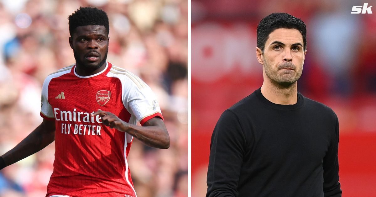 Thomas Partey and Arteta (via Getty Images)