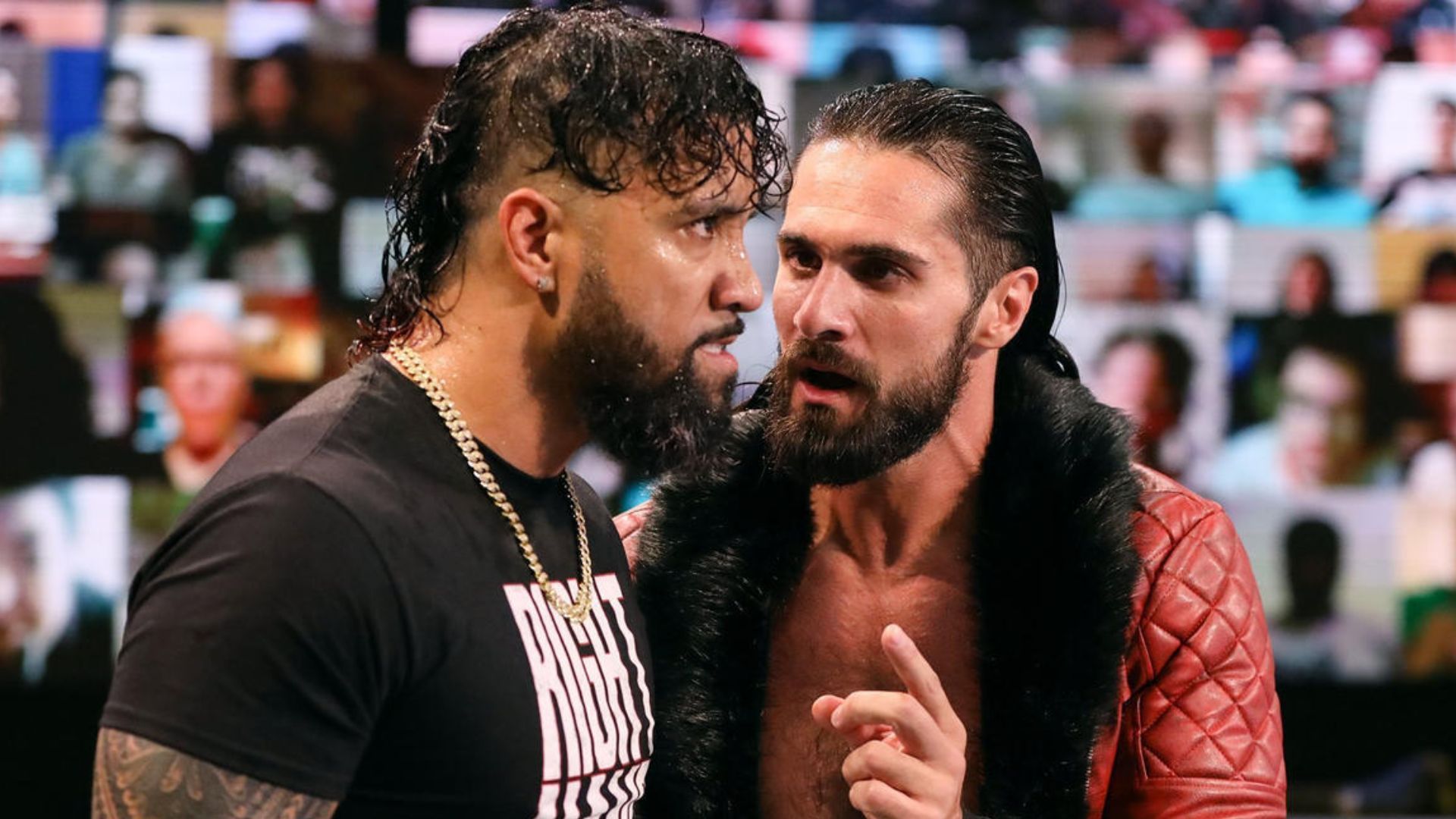 Seth Rollins and Jey Uso. Image Credits: X