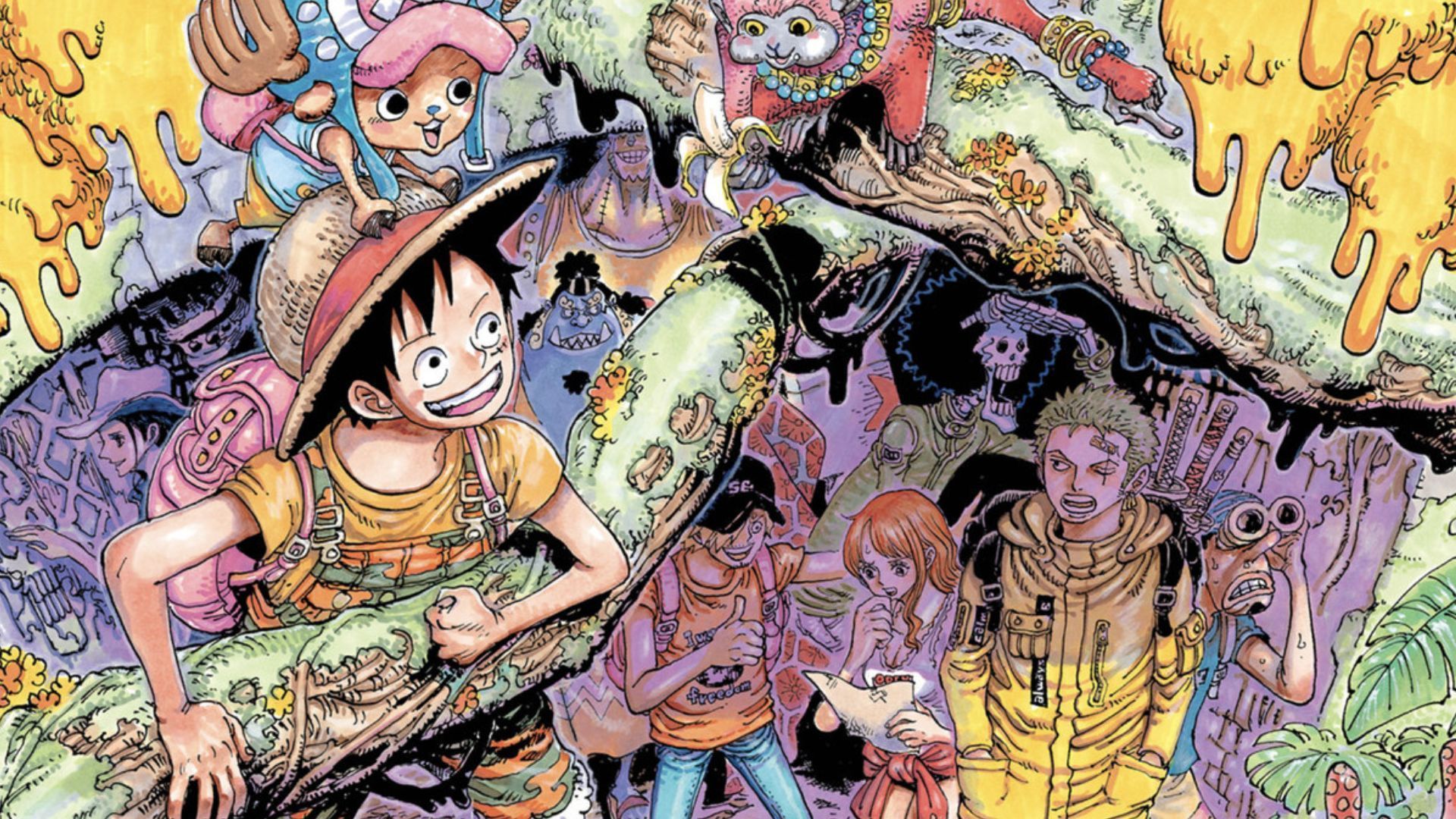 One Piece manga illustration (Image via Shueisha)