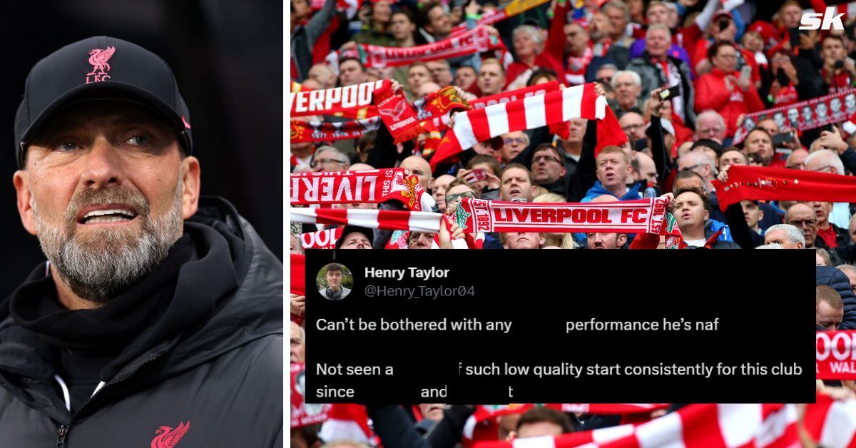 Liverpool fans slammed Darwin Nunez on X 
