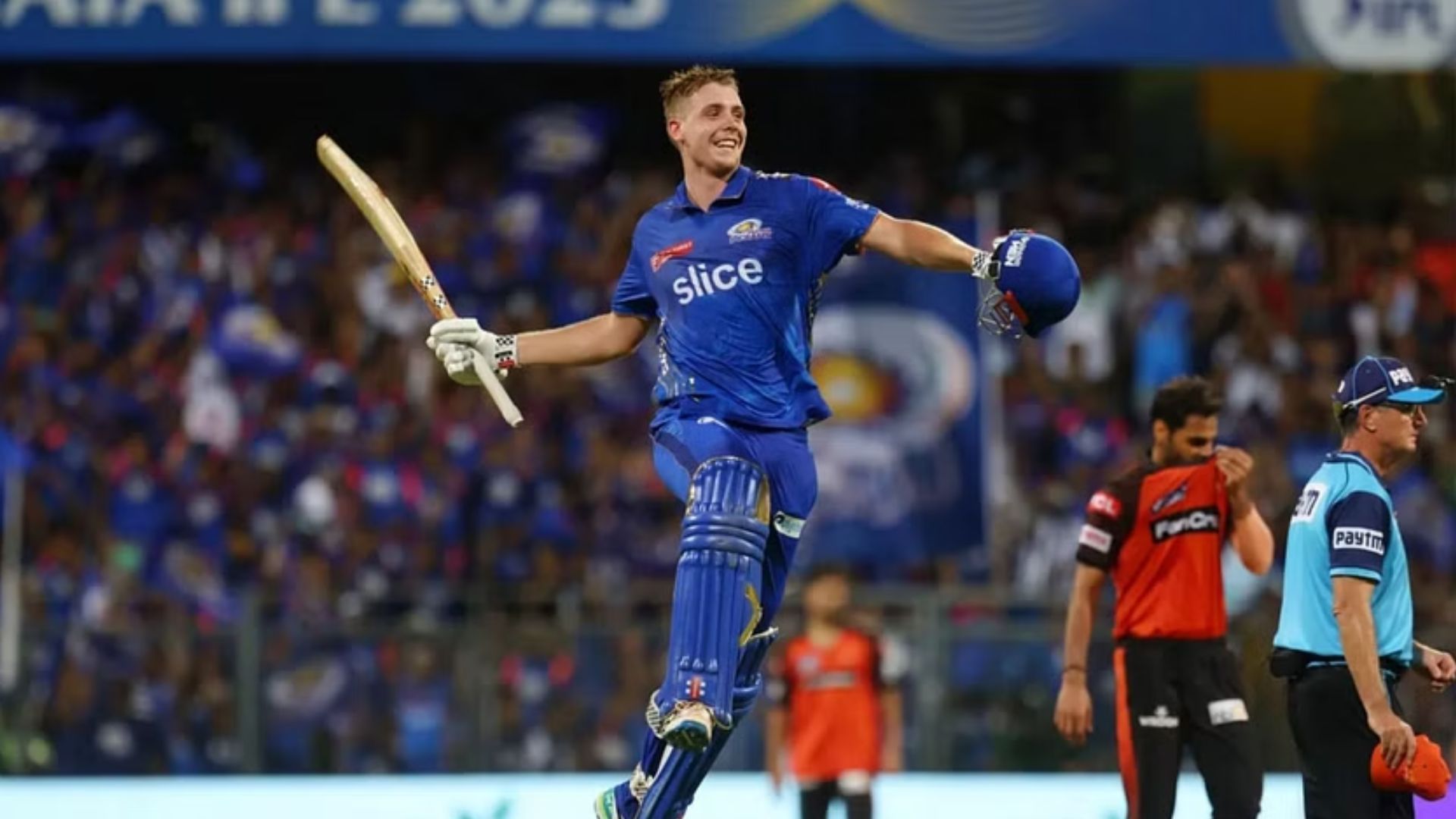 Cameron Green had a stellar debut IPL season with MI (P.C.:IPL)