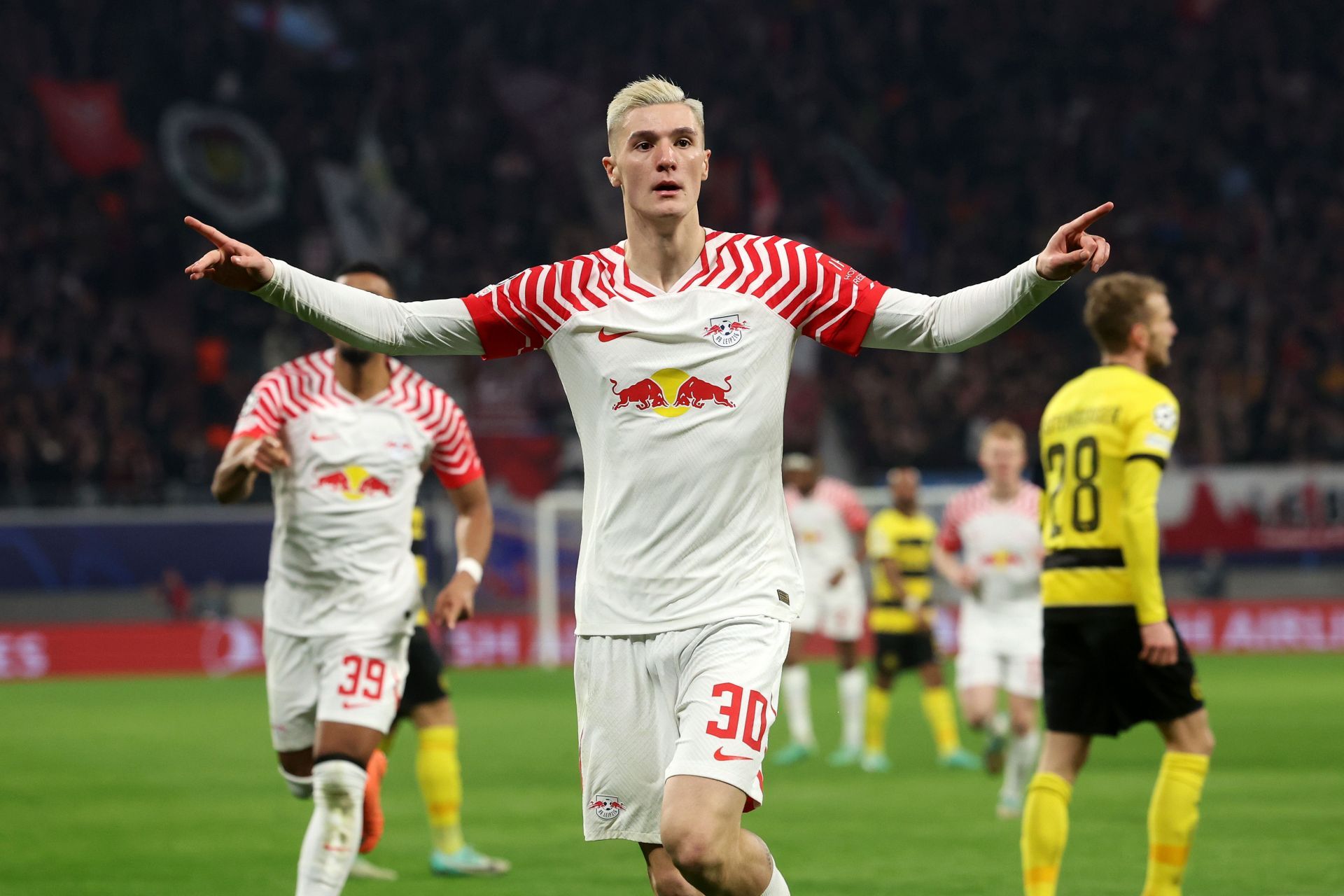 Benjamin Sesko’s future at RB Leipzig remains up in the air.