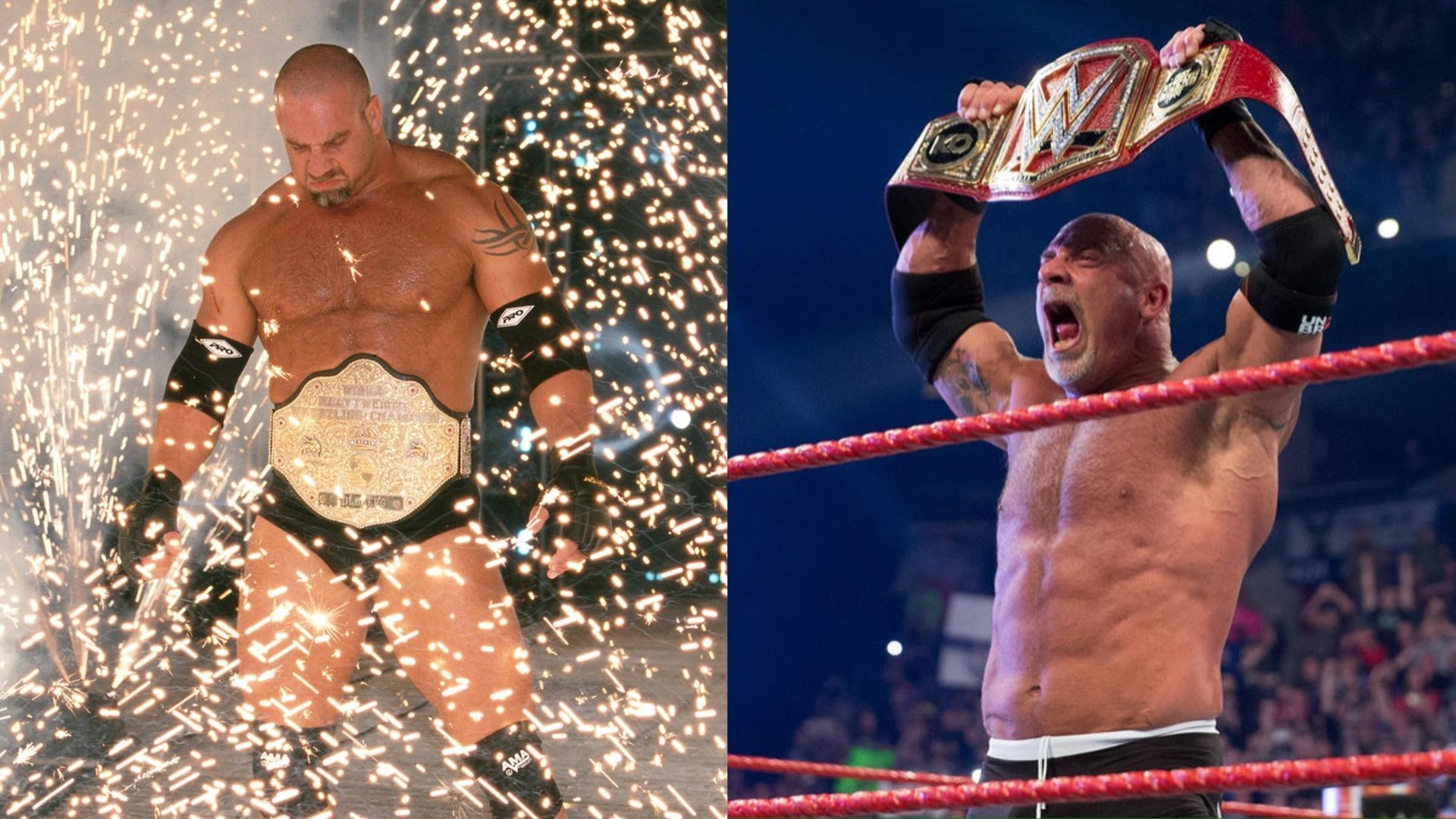 Goldberg is a multi-time former World Champion in WWE.