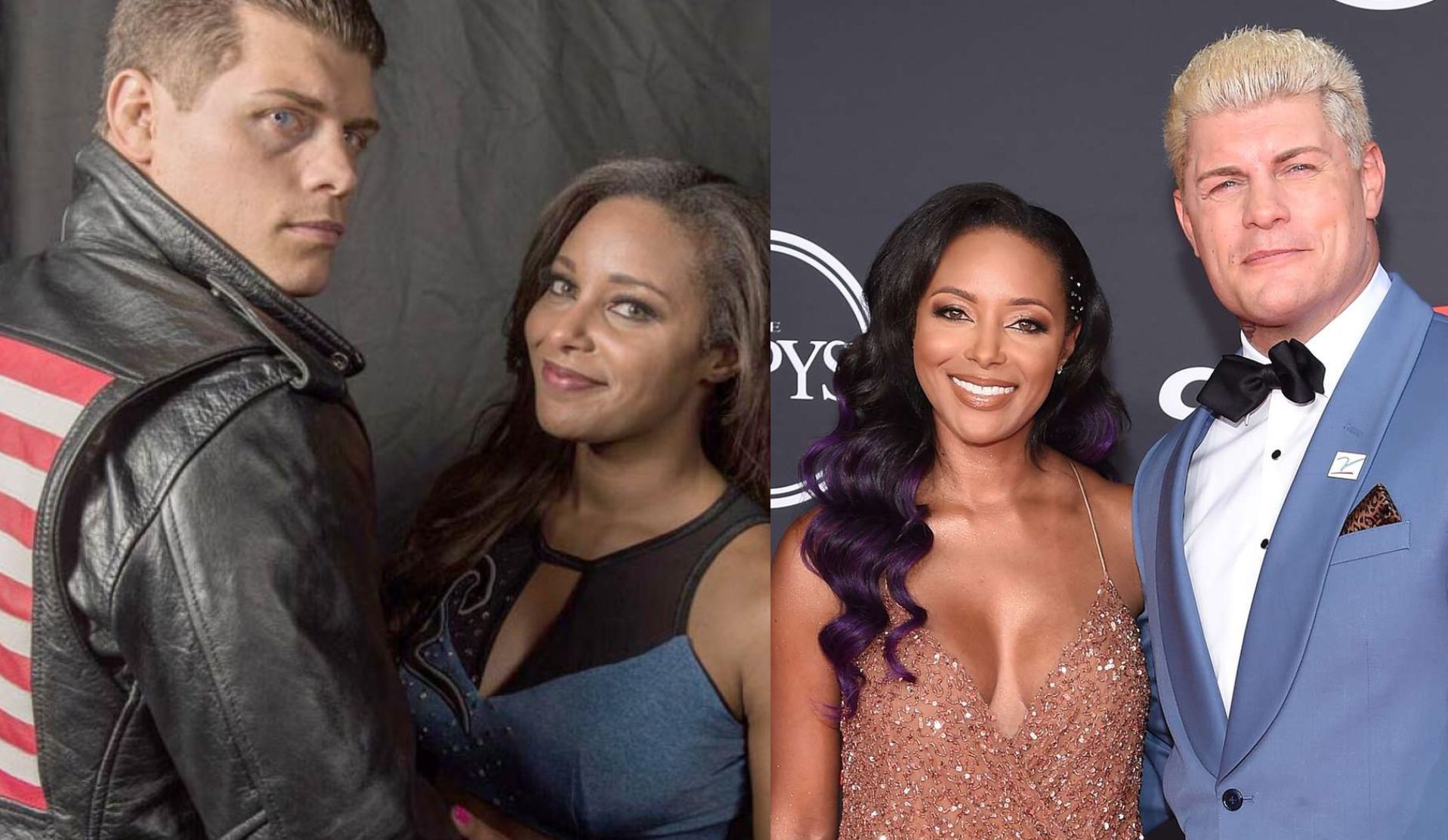 Cody Rhodes alongside his wife Brandi Rhodes