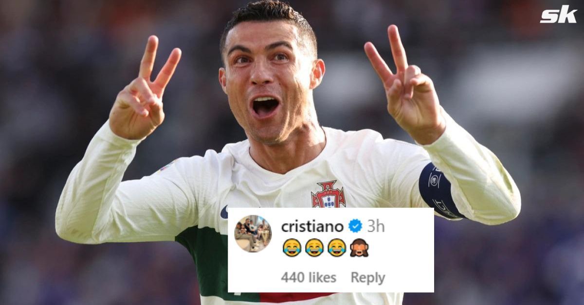 Cristiano Ronaldo reacted on Instagram 