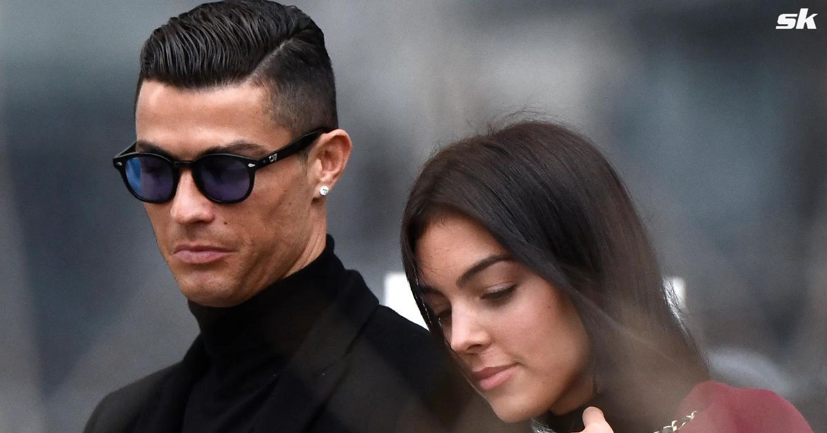 Cristiano Ronaldo (left) and Georgina Rodriguez