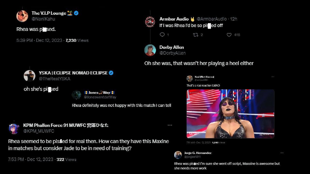 Some fan reactions to the botch.