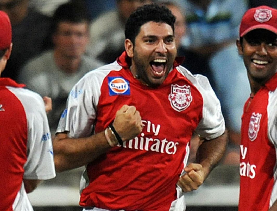 Yuvraj Singh for Kings XI Punjab in 2008 [Getty Images]