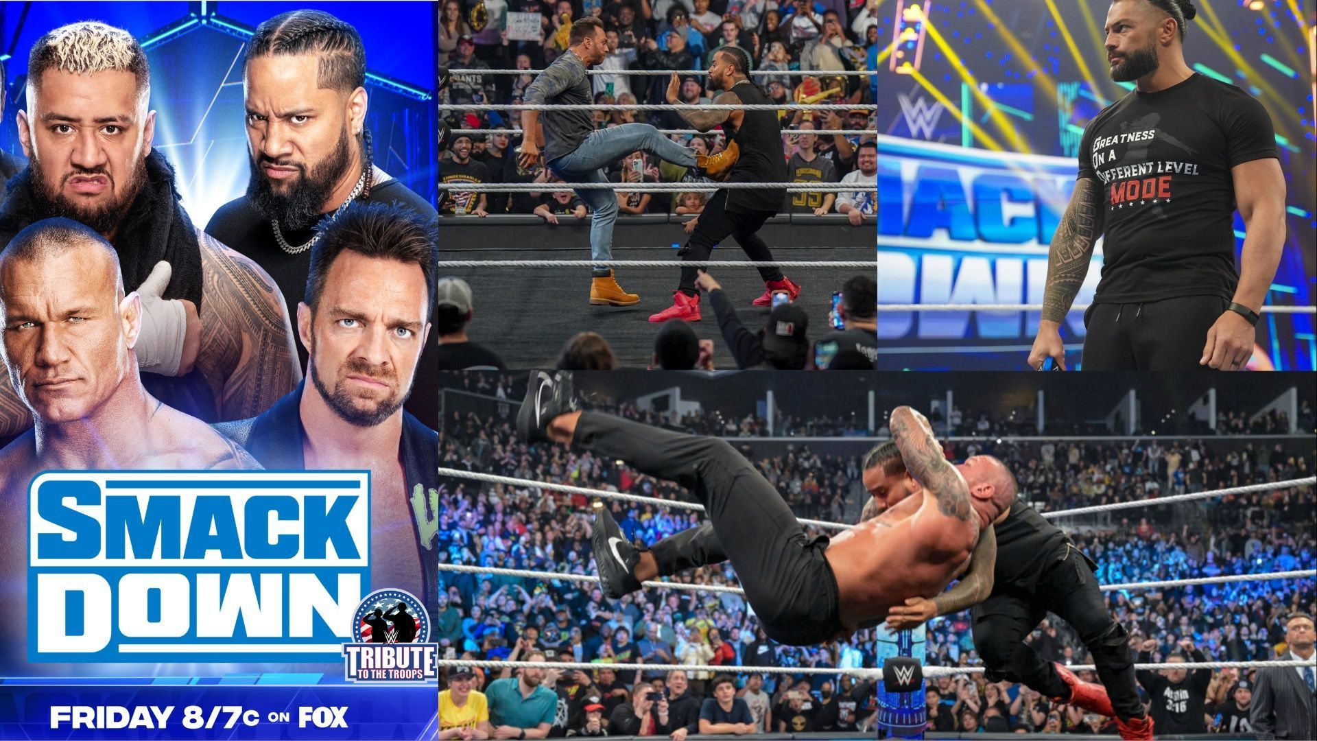 LA Knight and Randy Orton vs. The Bloodline is official for WWE SmackDown.