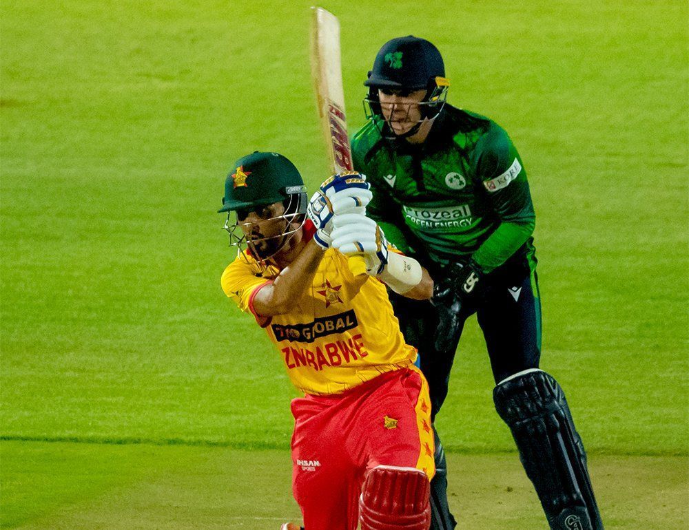 Sikandar Raza in action. (Photo Credits: Zimbabwe Cricket)