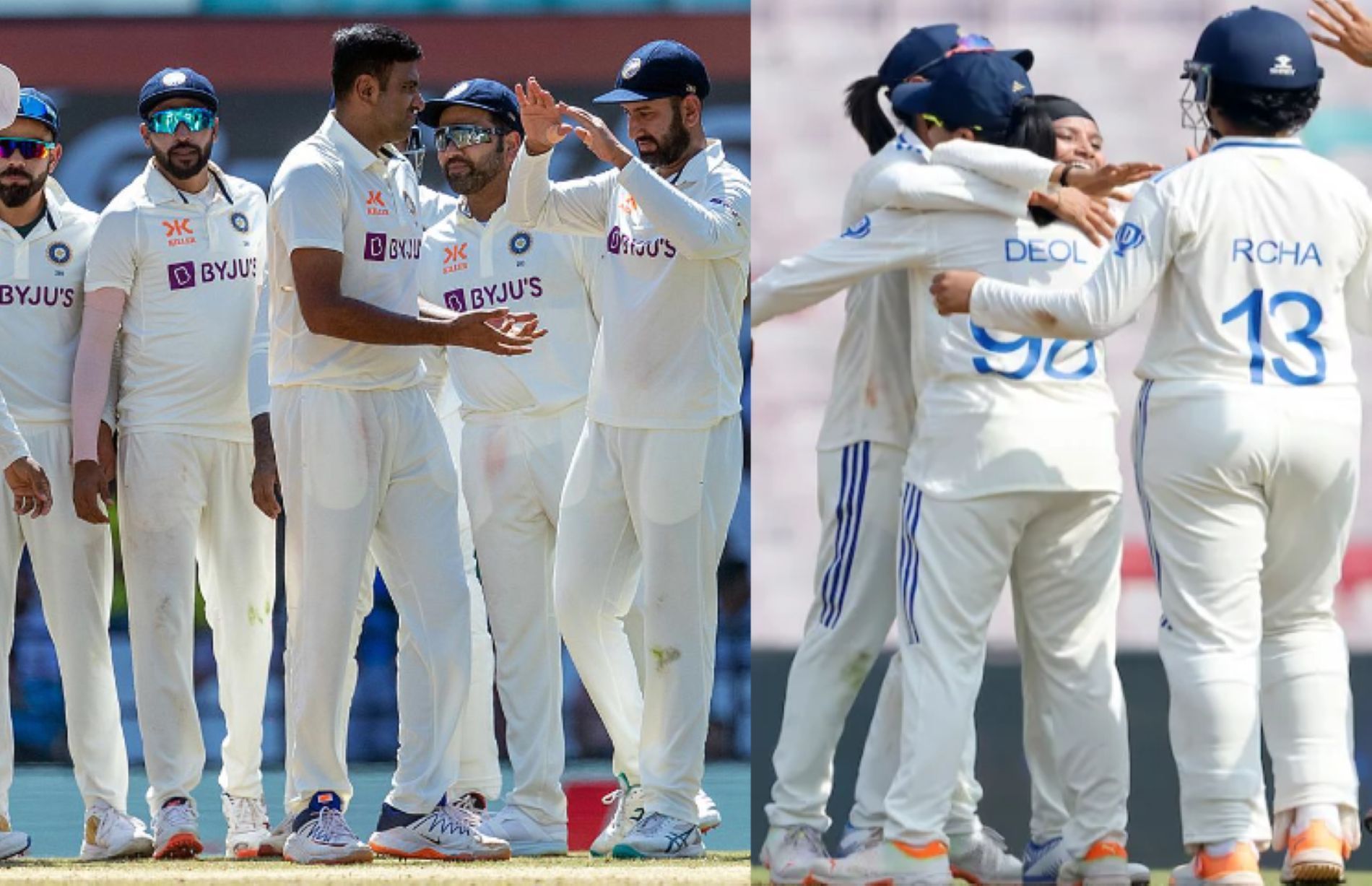 The Indian Men's side has played considerably more Tests than the Women's.