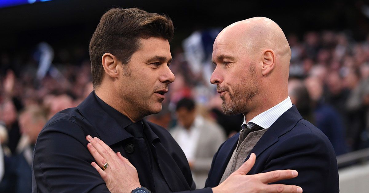 Chelsea boss Mauricio Pochettino (left) and Manchester United manager Erik ten Hag