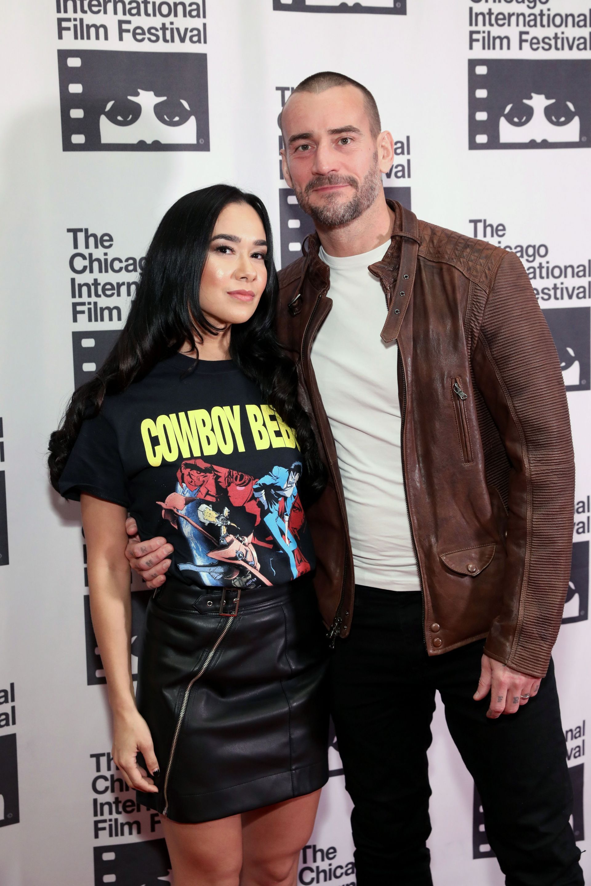 AJ Lee (left) & CM Punk (right)