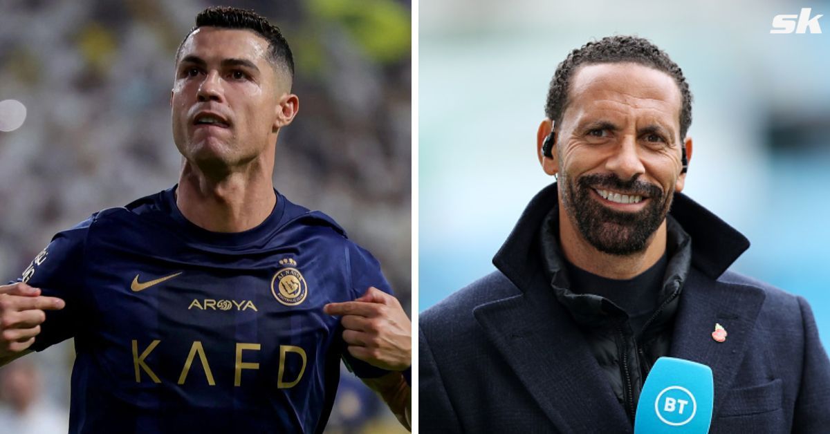 Rio Ferdinand and Cristiano Ronaldo (via Getty Images)