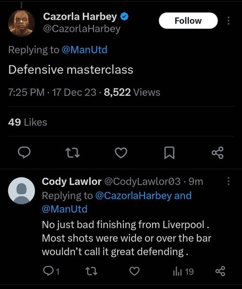 Fans on X reacted to derby clash at Anfield