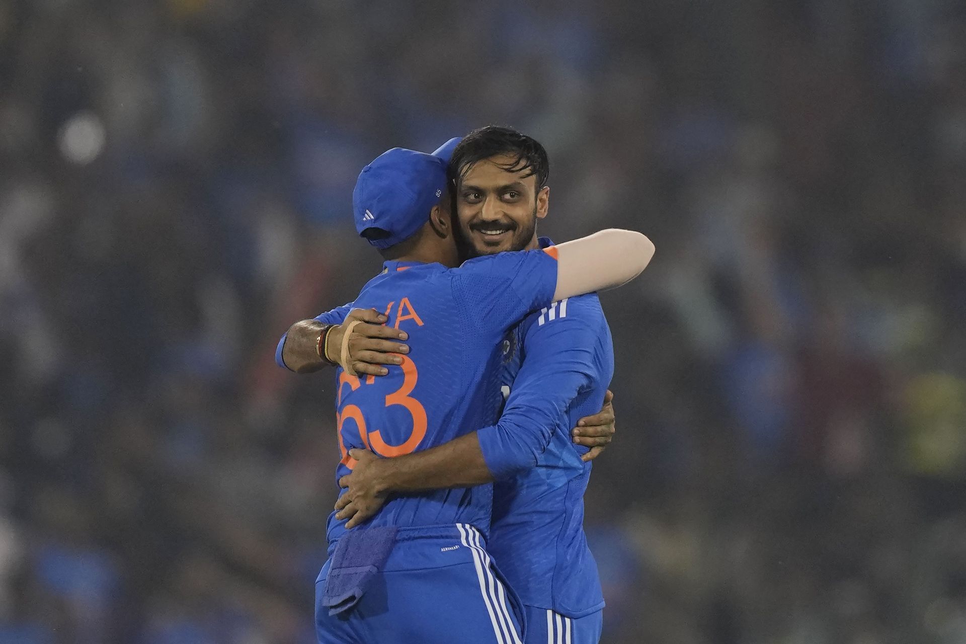 Axar Patel was the pick of the Indian bowlers,