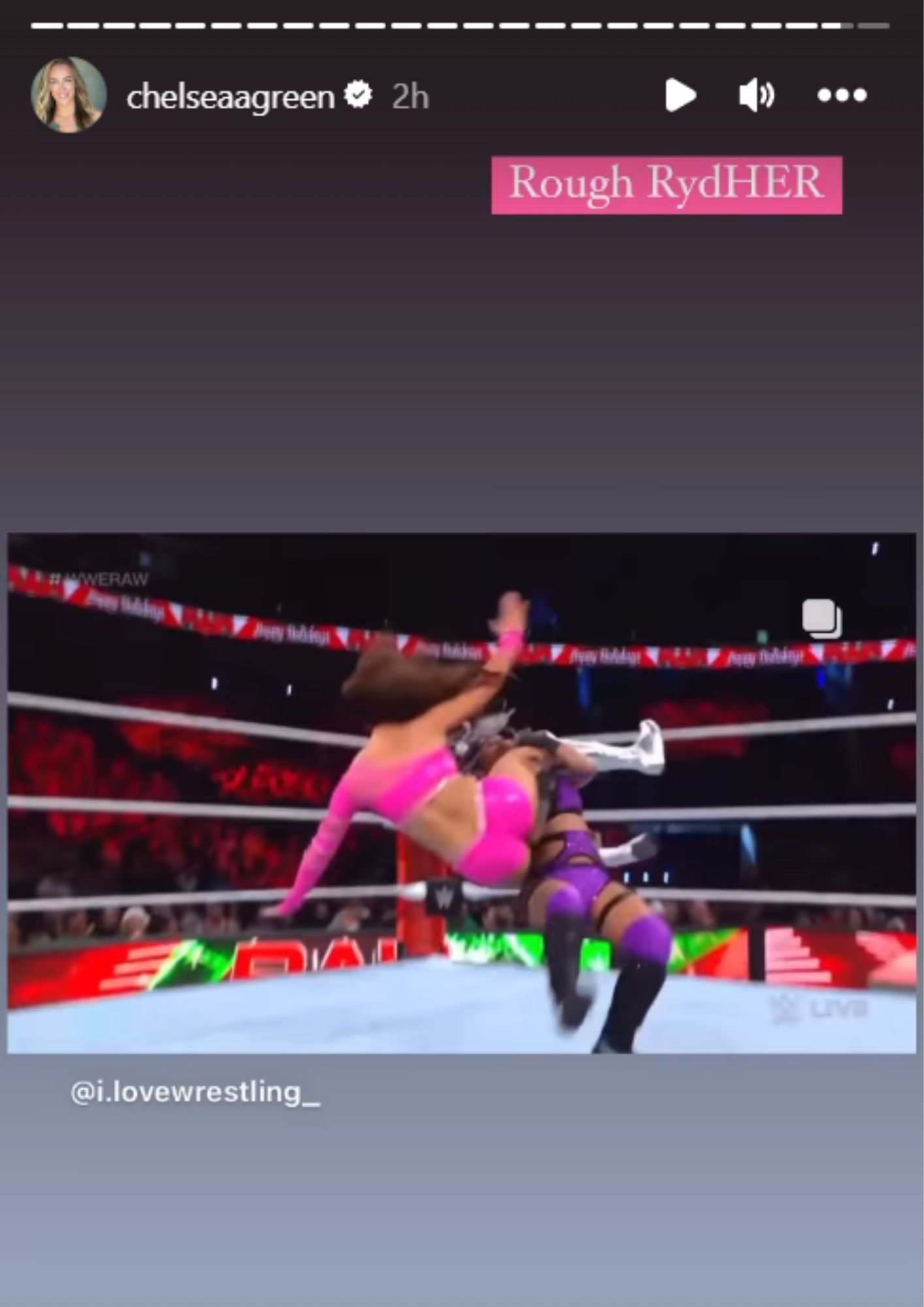 Chelsea Green hits the Rough Ryder on RAW