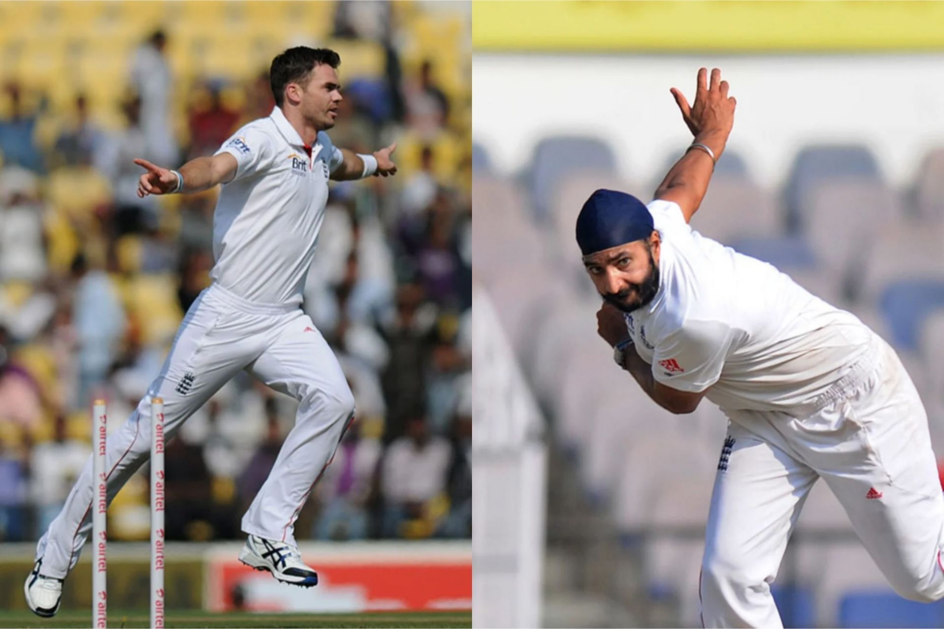 James Anderson (L) and Monty Panesar (R) [Getty Images]