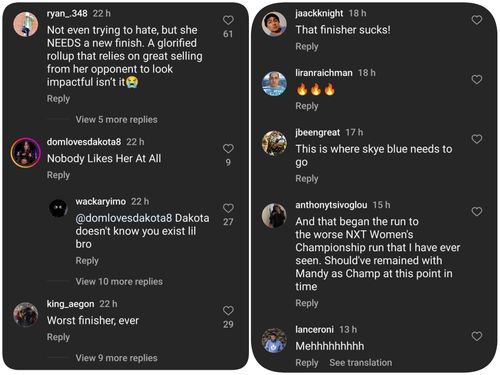 Fans voice their opinions on Roxanne.