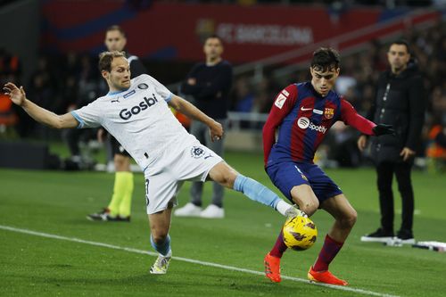 Pedri (right) is a first-team regular at Barcelona.