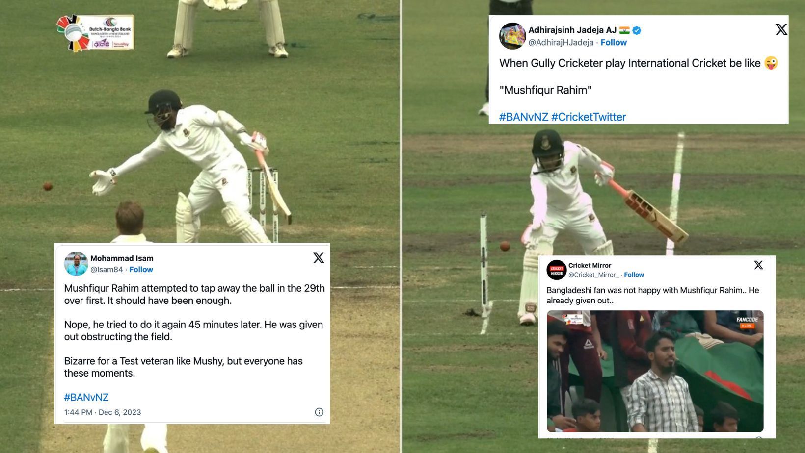 Twitter reactions to Mushfiqur Rahim