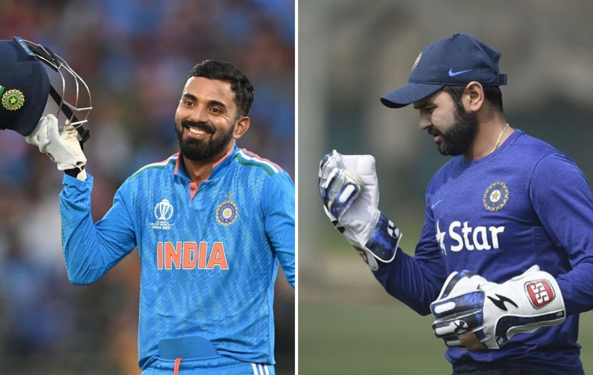 KL Rahul (L) and Parthiv Patel (R). (Pics: Instagram)