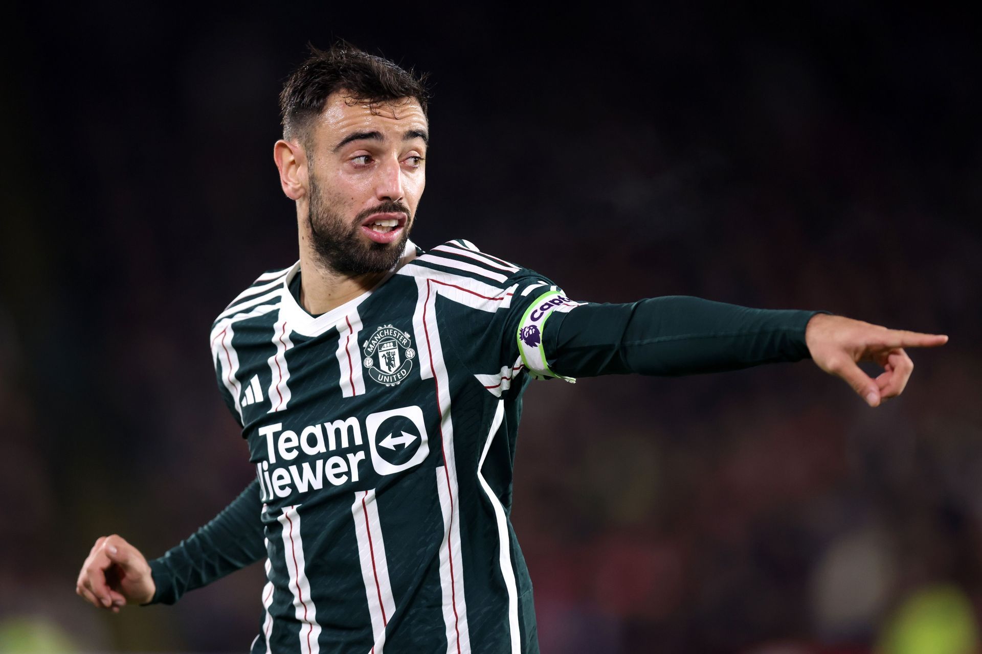 Manchester United skipper Bruno Fernandes.