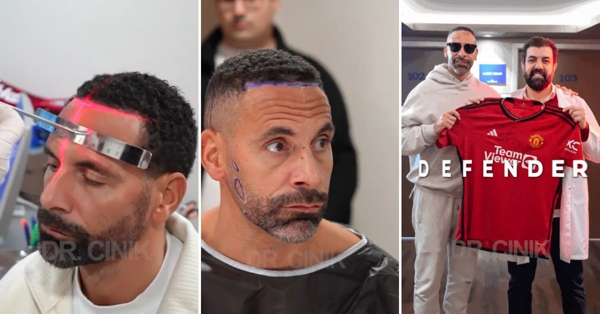 Pictures from Rio Ferdinand&#039;s TikTok video