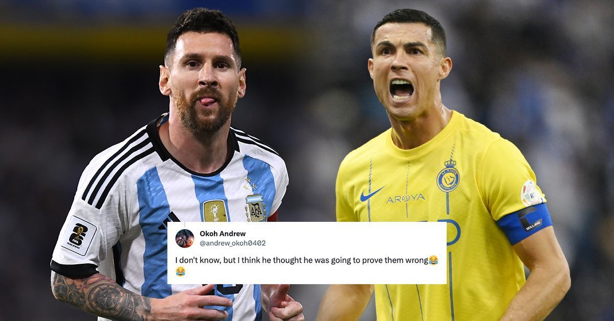 Lionel Messi fans mocked Cristiano Ronaldo on X 