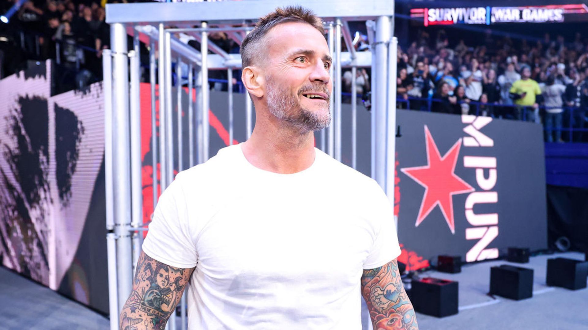 CM Punk during his return at Survivor Series: WarGames. Image Credits: X