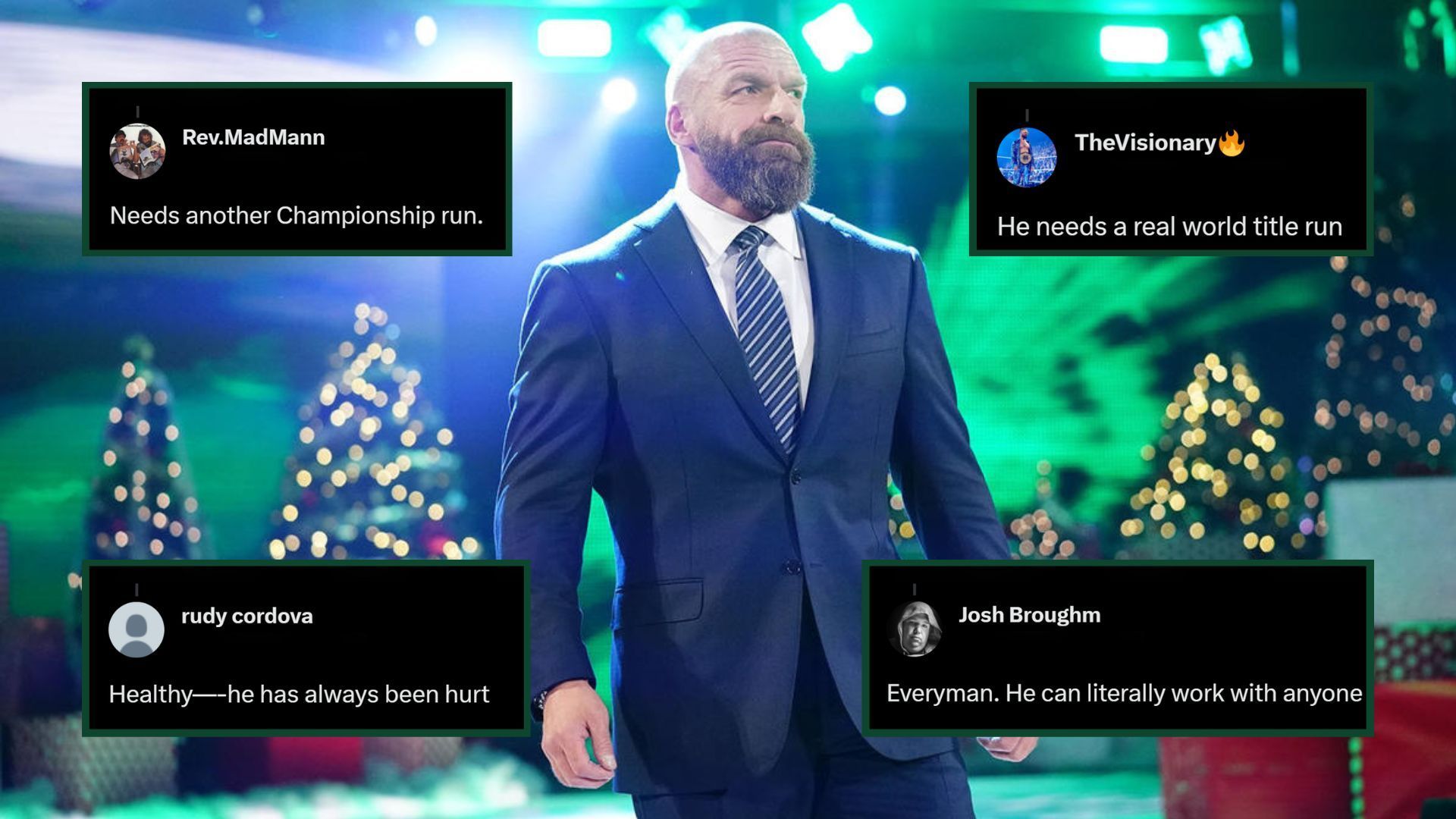 Triple H is the Chief Content Officer of WWE!