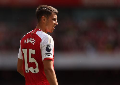 Jakub Kiwior's future at the Emirates is in doubt.