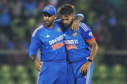 Suryakumar Yadav used only frontline bowlers in the T20I series against Australia. [P/C: AP]