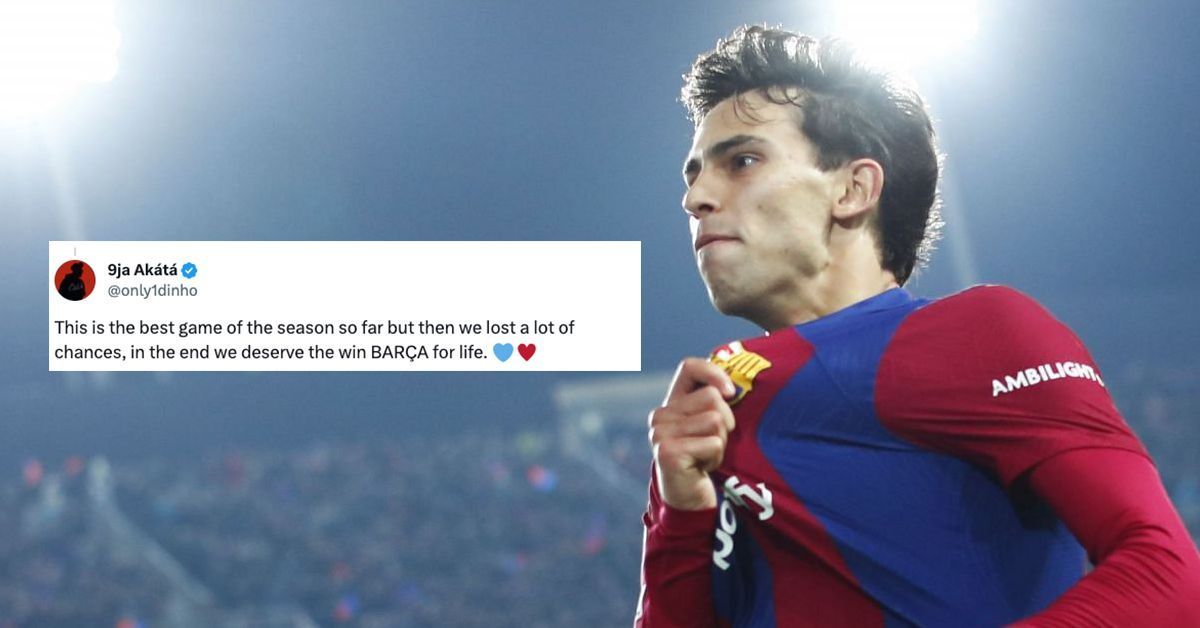 Barcelona fans react to their win over Atletico Madrid