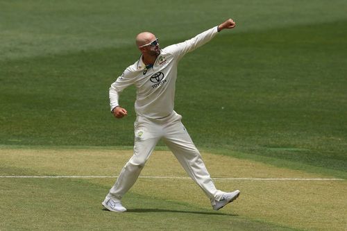 Nathan Lyon has taken two wickets so far. (Credits: Twitter)