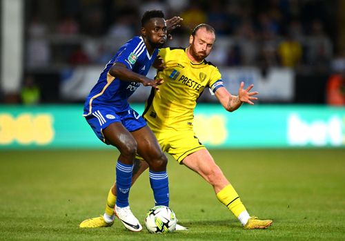 Wilfred Ndidi (left) is wanted at the Camp Nou.