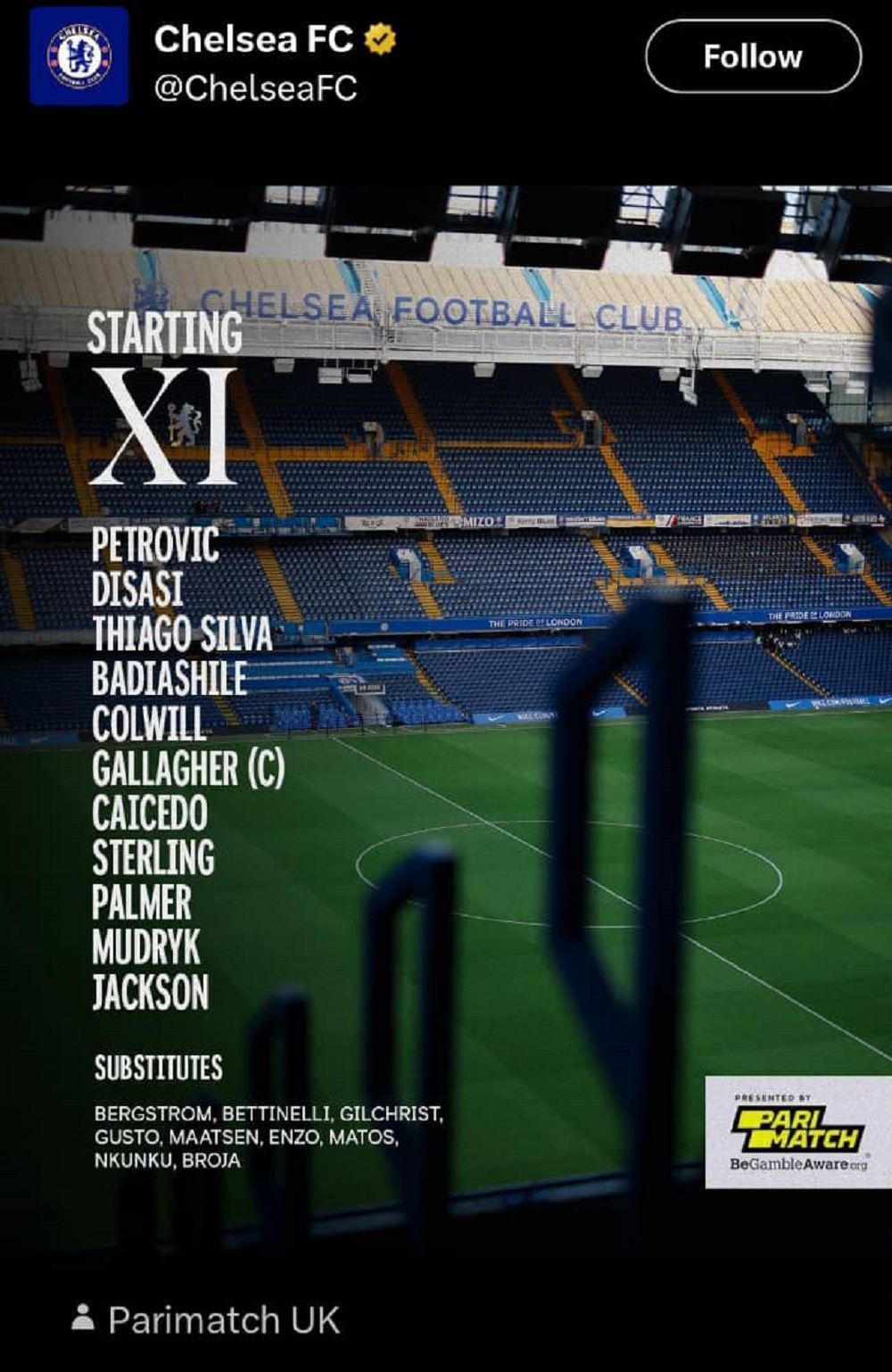 Blues&#039; lineup ahead of Sheffield United match