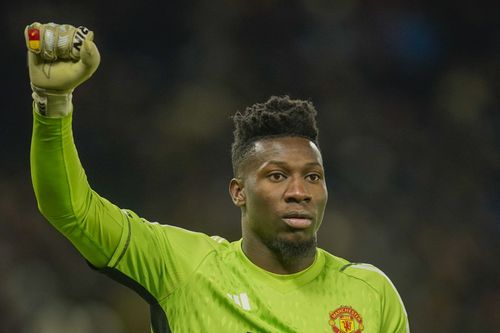 Manchester United goalkeeper Andre Onana