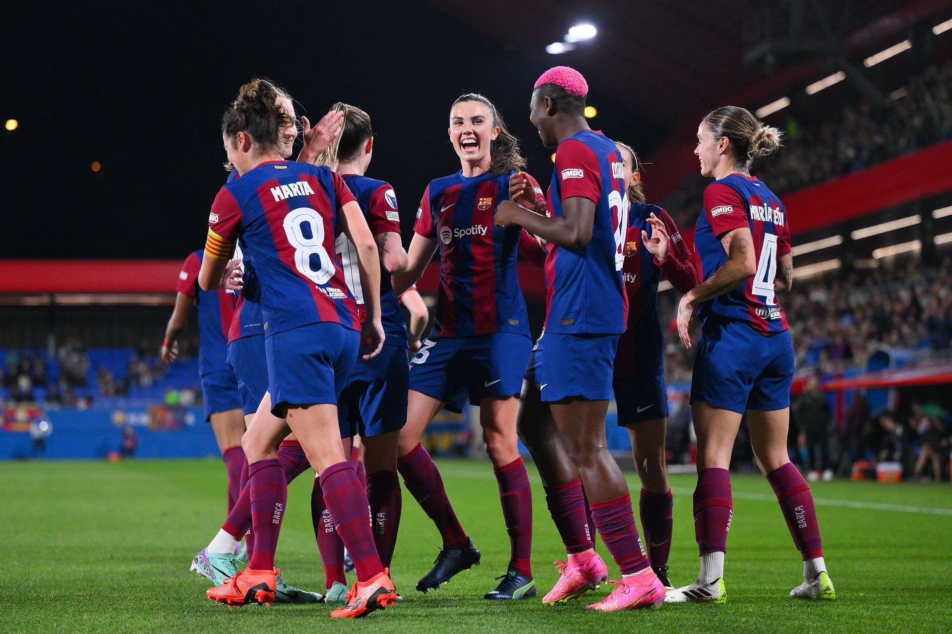 Barcelona Women face Rosengard Women on Thursday.