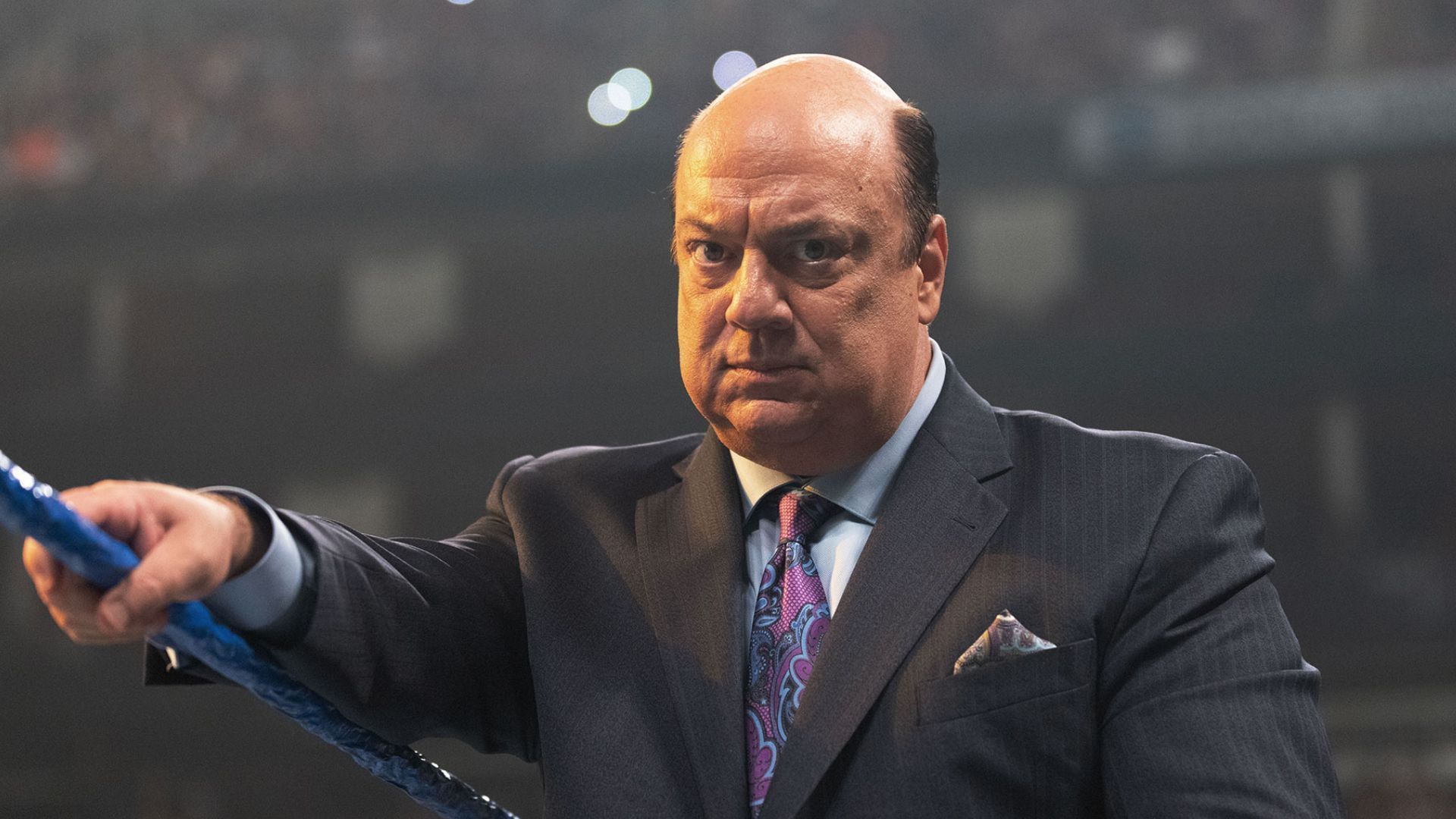 Paul Heyman during an event. Image Credits: X