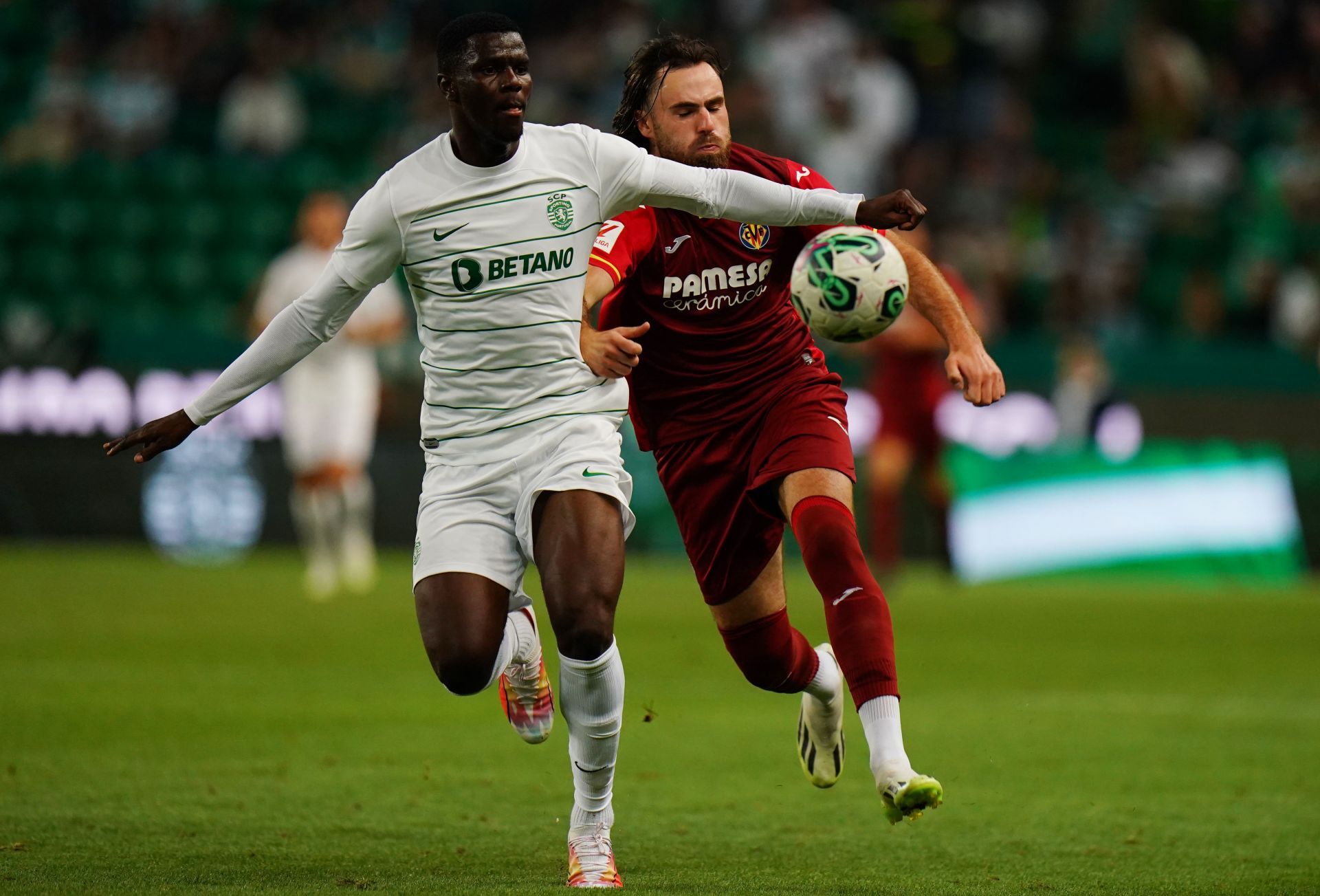 Ousmane Diomande (left) is wanted at Stamford Bridge.