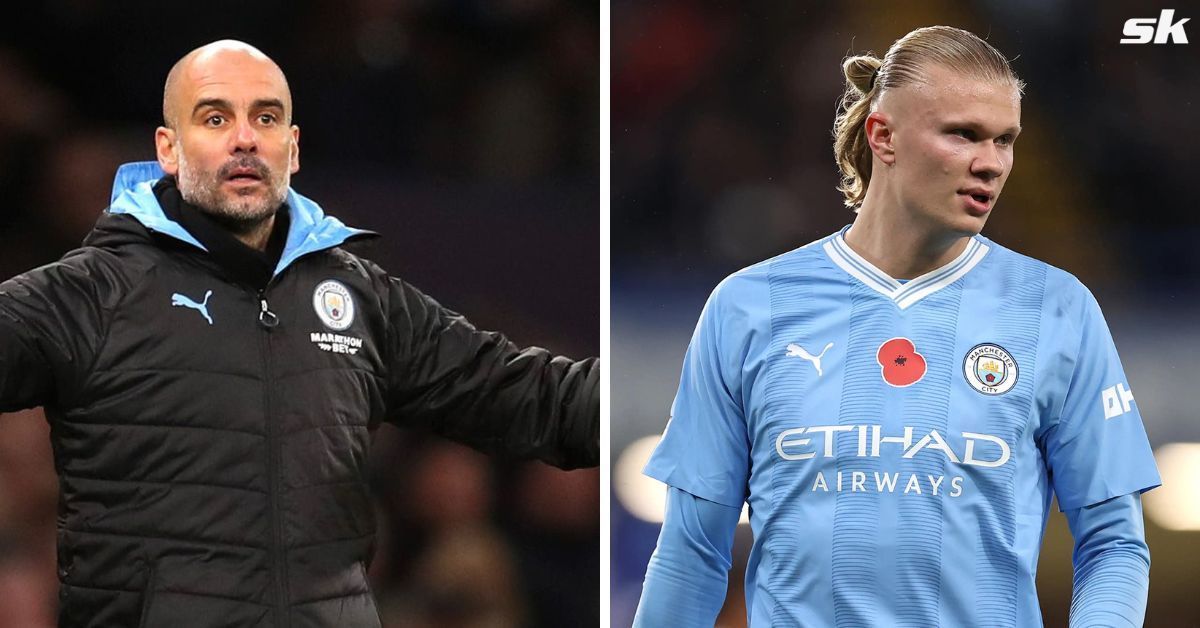 Pep Guardiola explains reason for Erling Haaland absence from Manchester City squad for Luton Town clash.