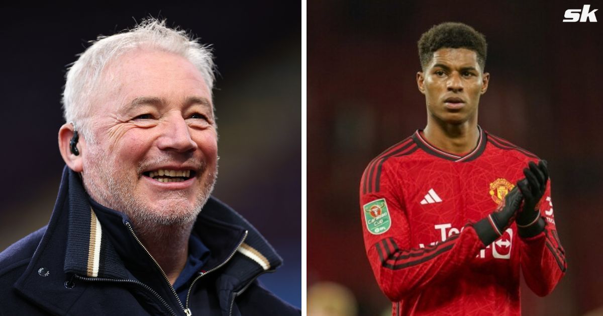 Ally McCoist and Marcus Rashford          