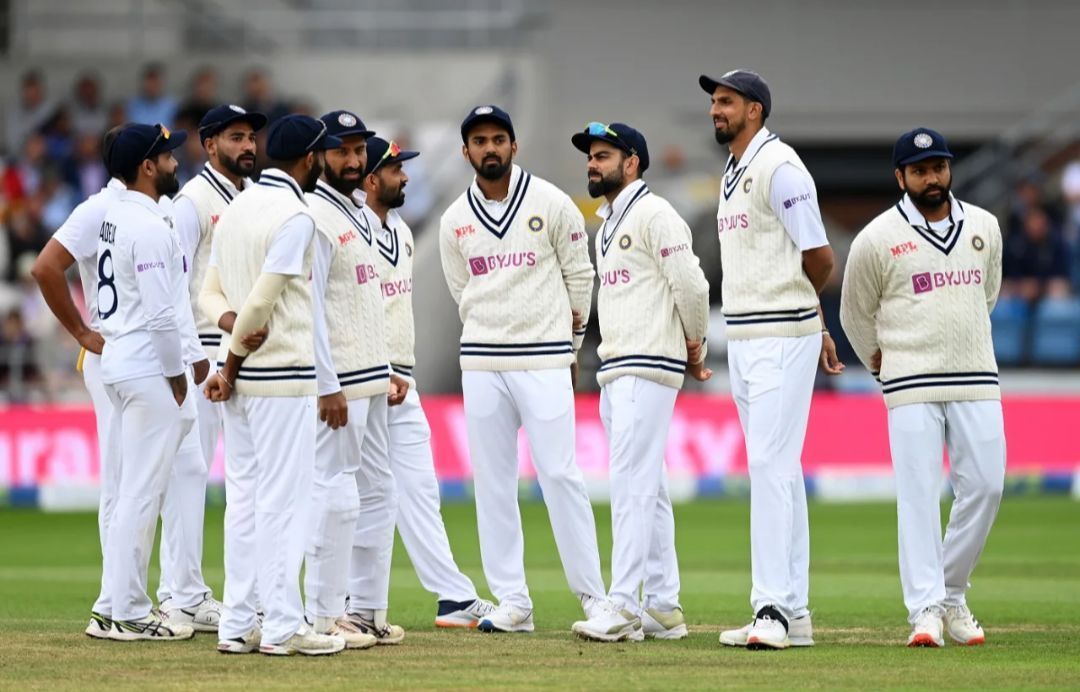 India players during the Leeds Test vs England [Getty Images]