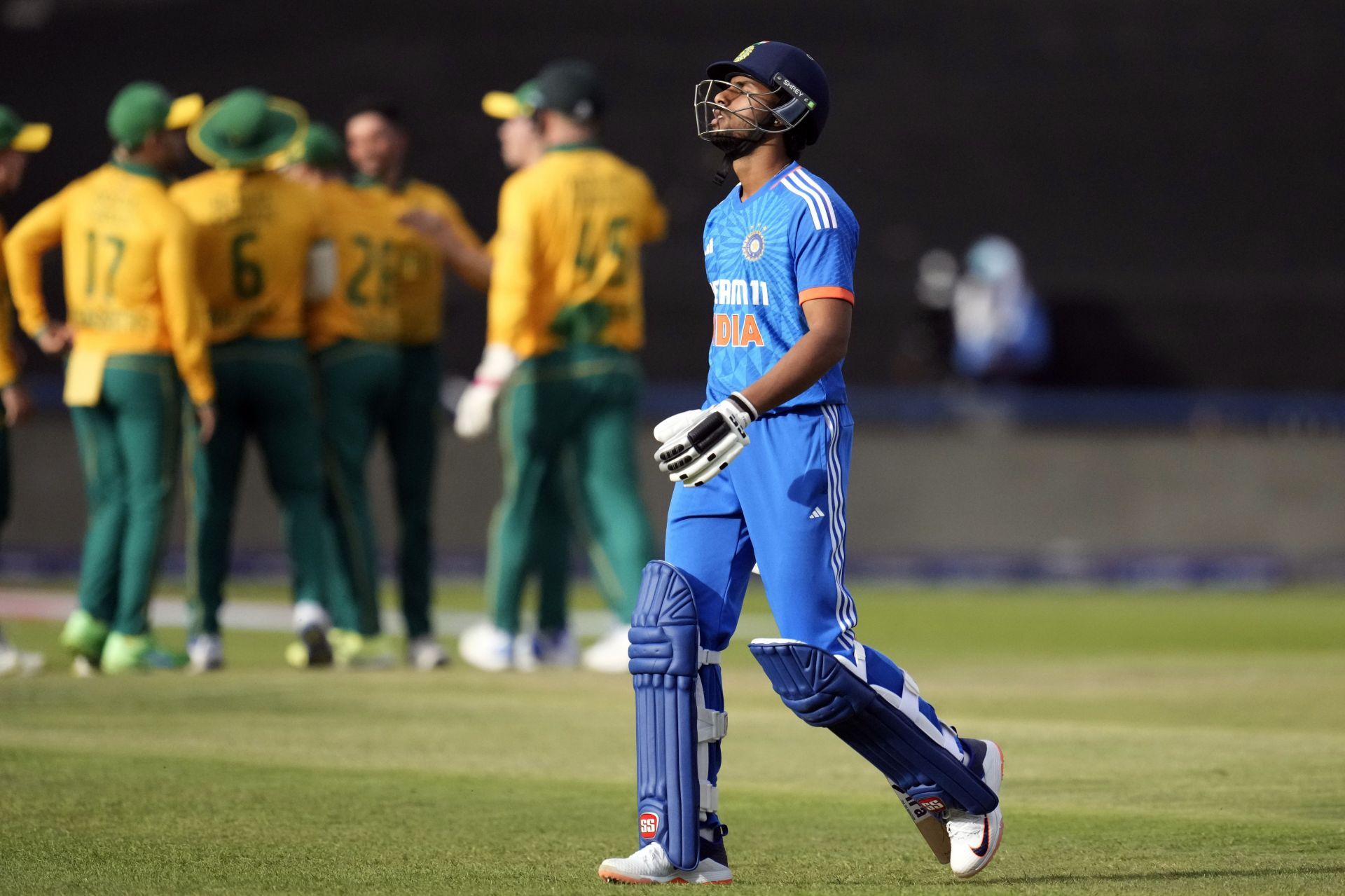 Tilak Varma bagged a first-ball duck in the final T20I