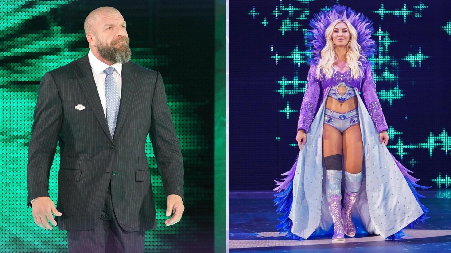 Triple H (left); Charlotte Flair (right)