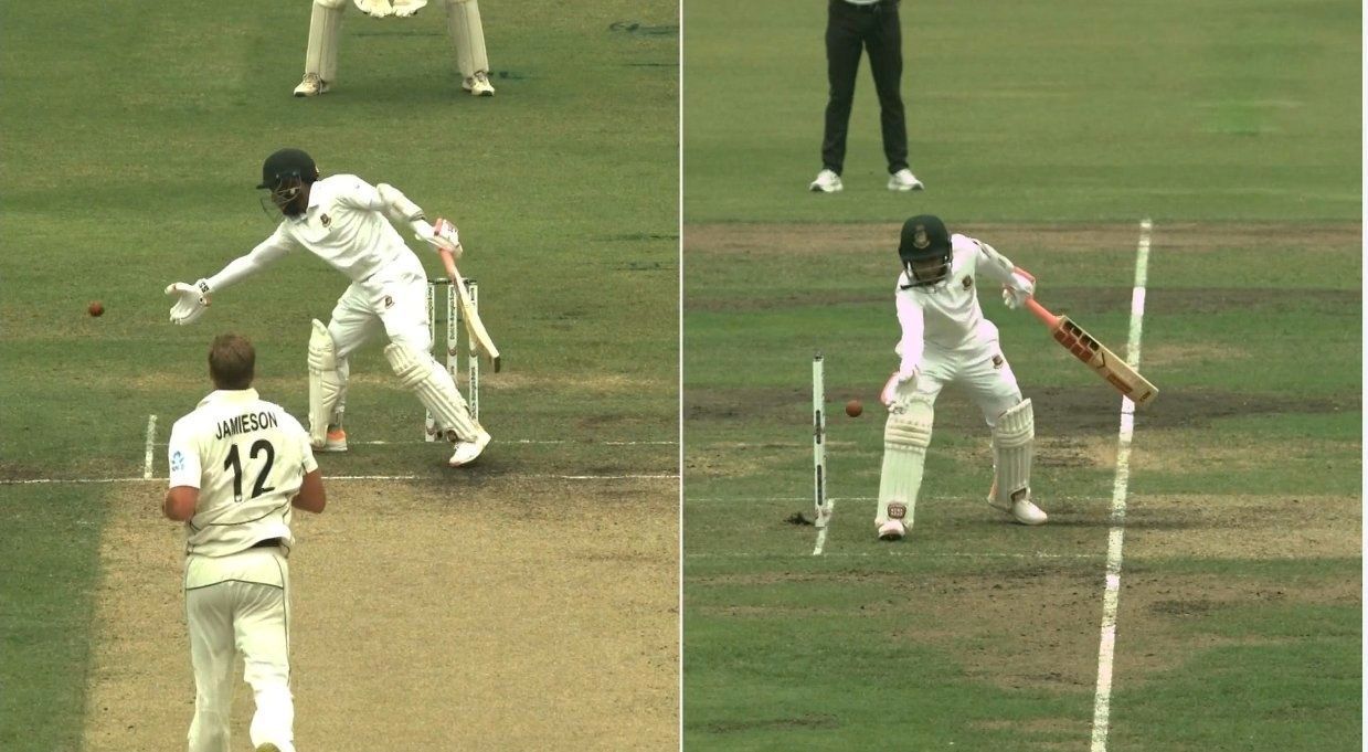 Mushfiqur Rahim rolling the ball off his hands [Fancode]